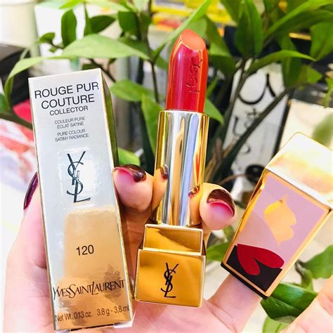 YSL Take My Red Away (120) Rouge Volupte Shine Oil